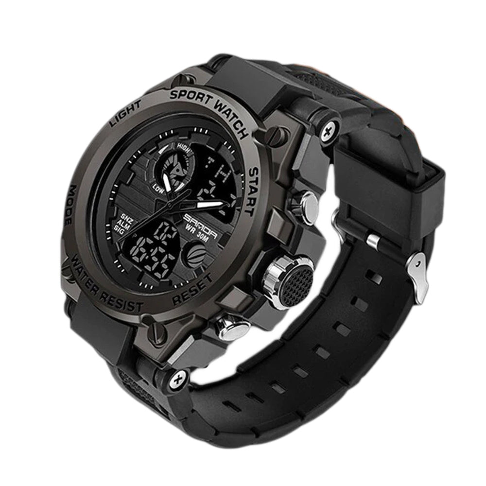 Heren Militair Horloge Tactisch Robuust met Stopwatch en Nachtverlicht - Belleza
