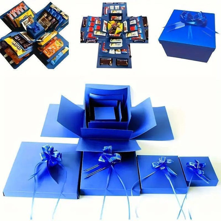Explosie cadeaubox | Maak de mooiste verrassingsbox | 1+1 gratis - Storebay.nl
