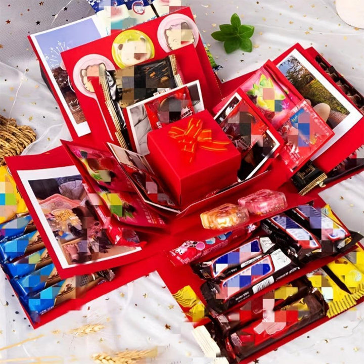 Explosie cadeaubox | Maak de mooiste verrassingsbox | 1+1 gratis - Storebay.nl