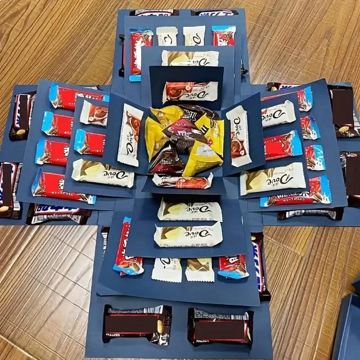 Explosie cadeaubox | Maak de mooiste verrassingsbox | 1+1 gratis - Storebay.nl