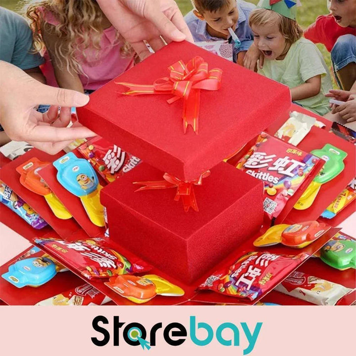 Explosie cadeaubox | Maak de mooiste verrassingsbox | 1+1 gratis - Storebay.nl