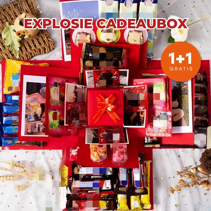 Explosie cadeaubox | Maak de mooiste verrassingsbox | 1+1 gratis - Storebay.nl