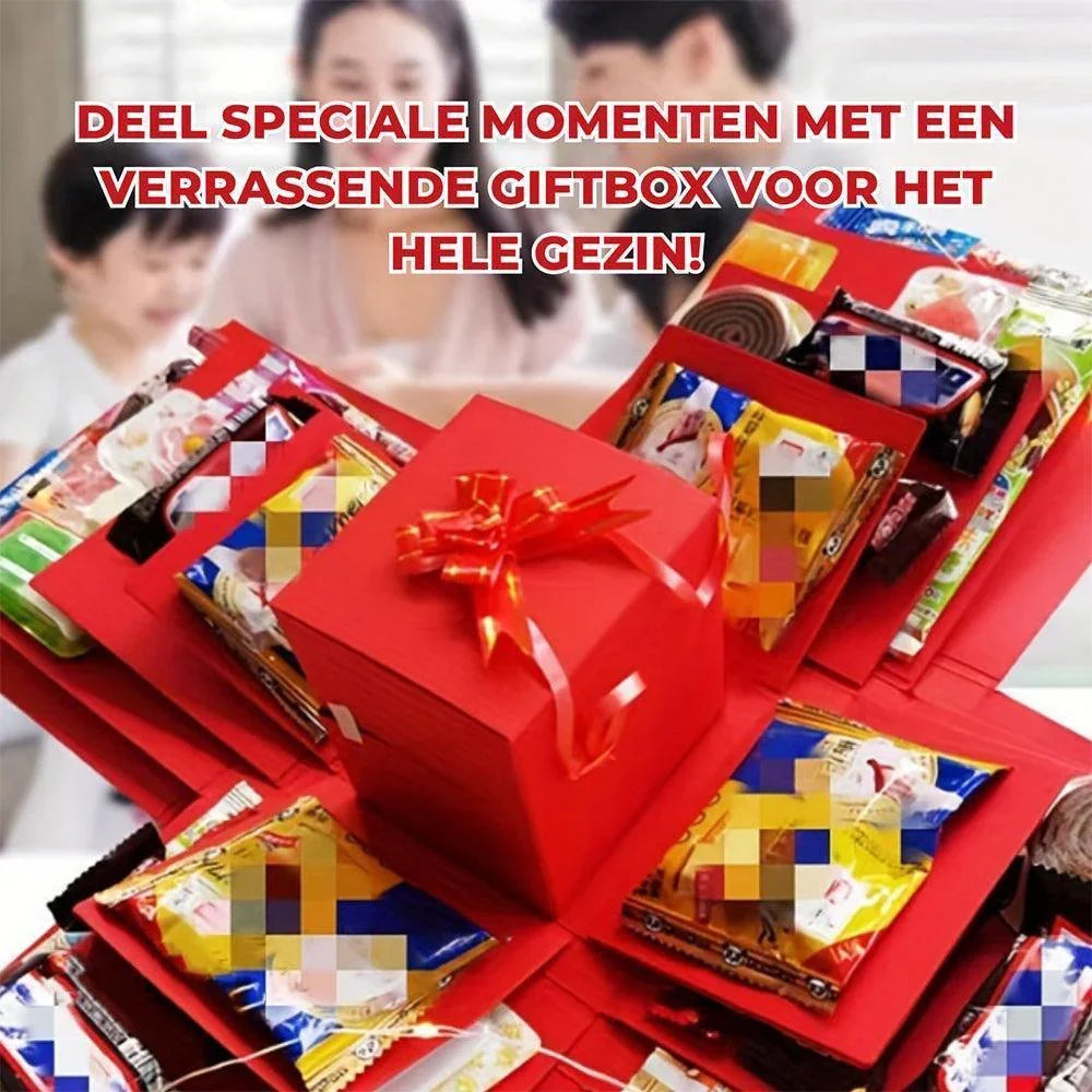 Explosie cadeaubox | Maak de mooiste verrassingsbox | 1+1 gratis - Storebay.nl