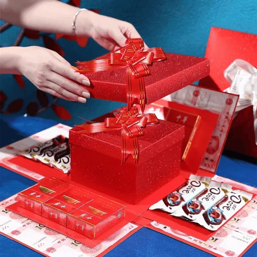 Explosie cadeaubox | Maak de mooiste verrassingsbox | 1+1 gratis - Storebay.nl