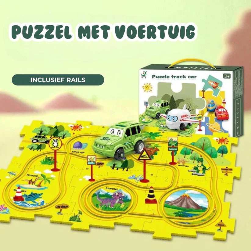 Racebaan Puzzel | Stimuleer de creativiteit van je kind