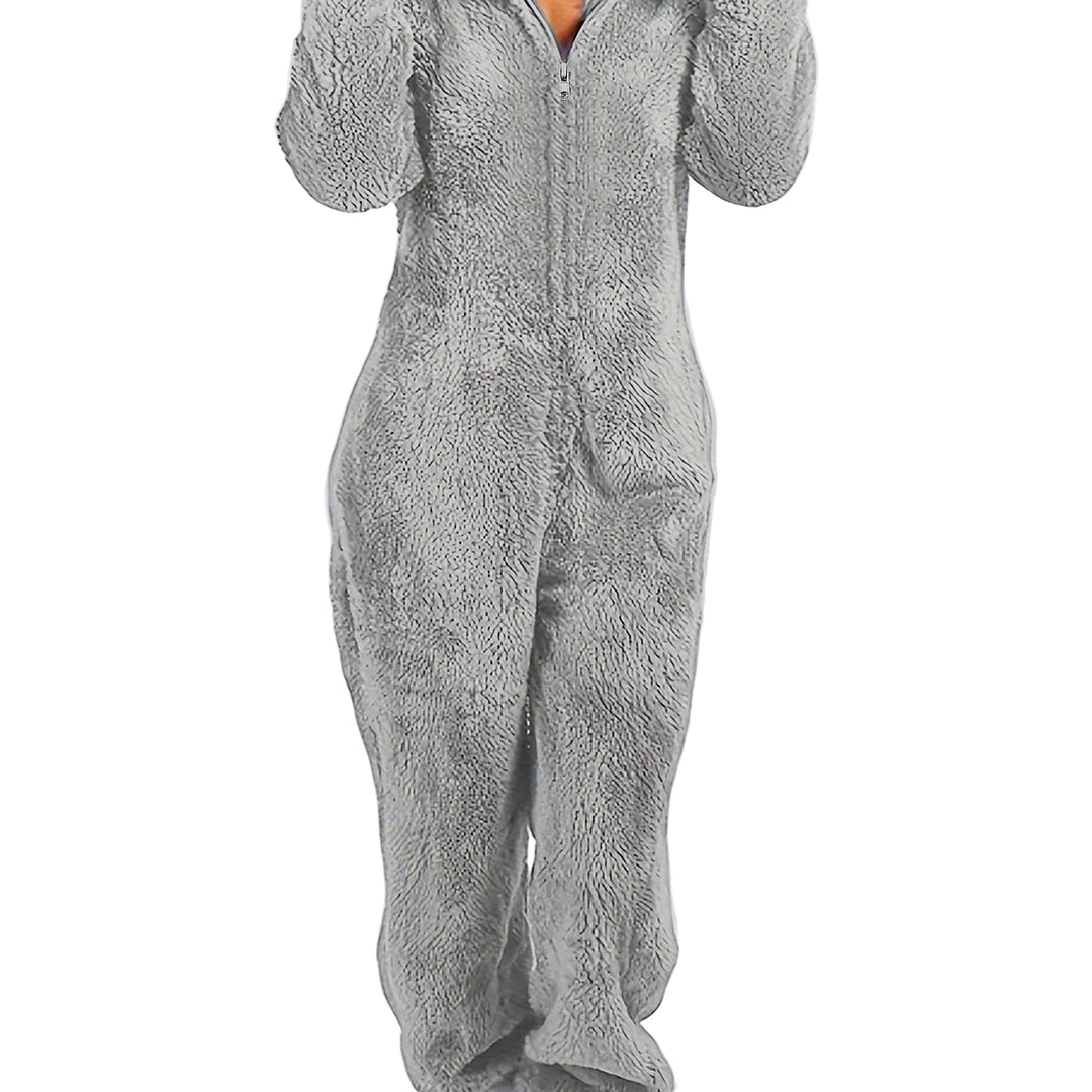 Dames Onesie | Warme Fleece Pyjama Jumpsuit