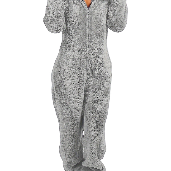 Dames Onesie | Warme Fleece Pyjama Jumpsuit