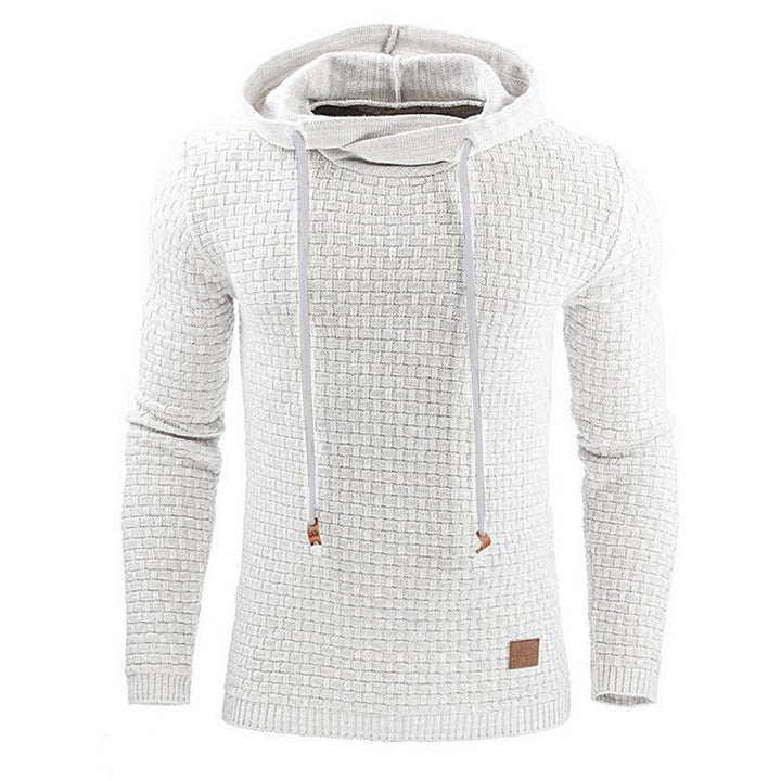 Richard | Heren hoodie met waffle structuur