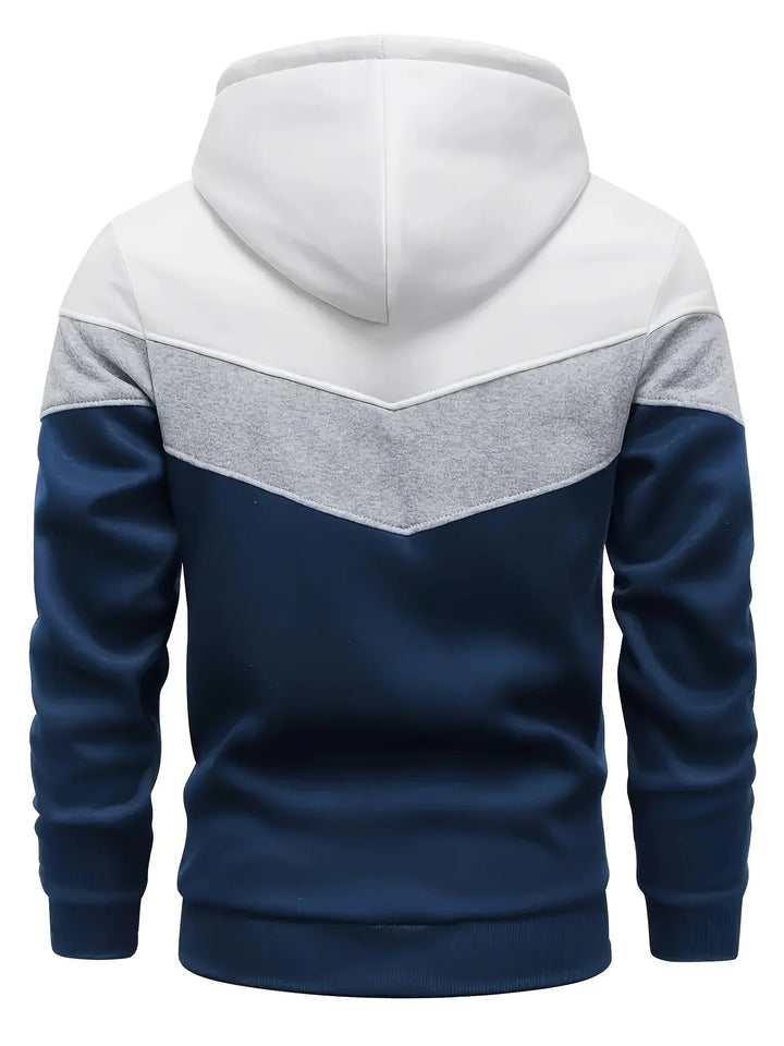 Heren hoodie | Comfortabele trui met capuchon en kangoeroezak