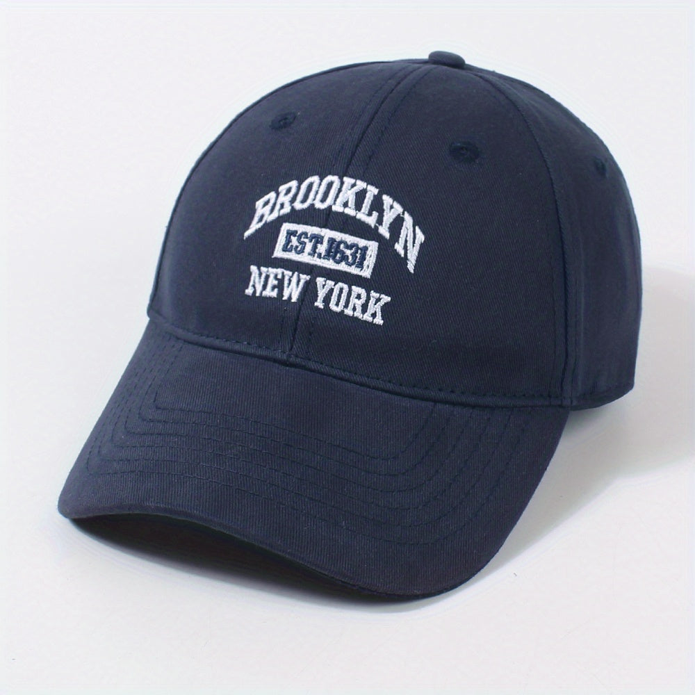 Brooklyn Cap | Verstelbare heren baseballpet katoen casual