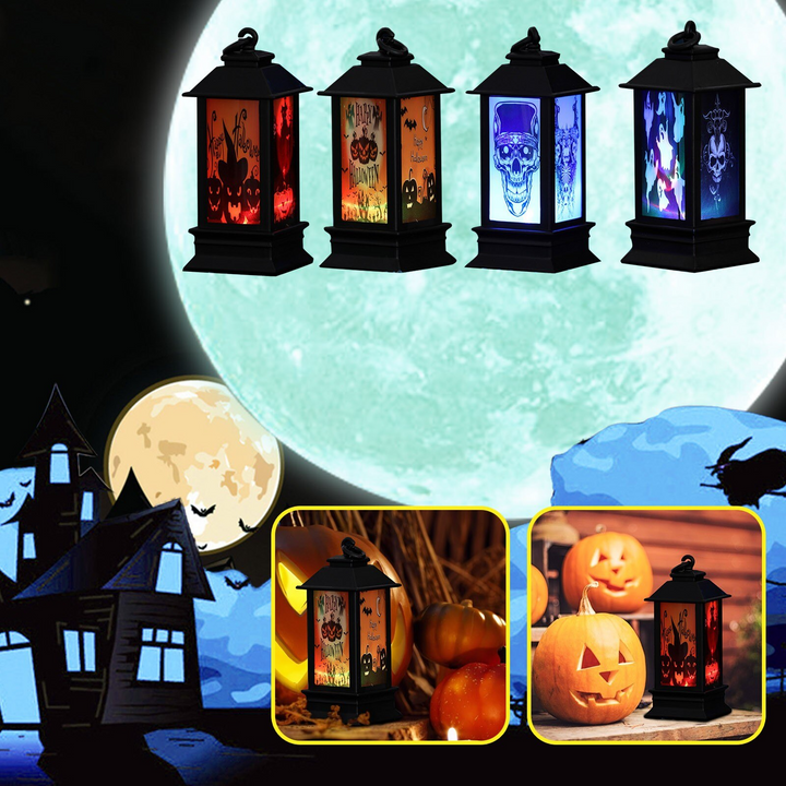 Spookachtige Halloween décor lantaarn