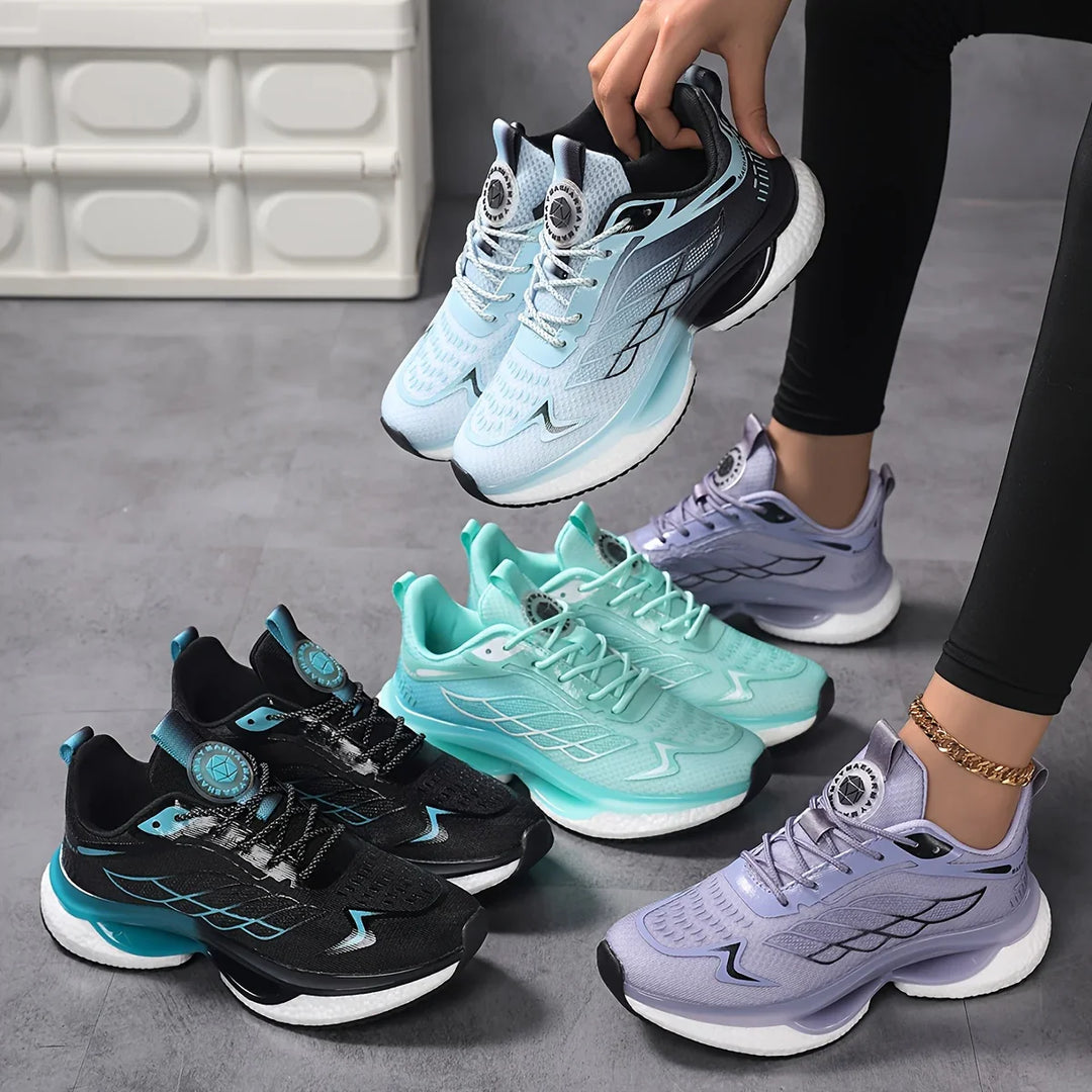 Dames hardloopschoenen | Lichtgewicht sneakers met schokdemping
