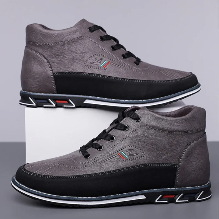 Heren sneakers | Oxford hi-top schoenen barefoot stijl