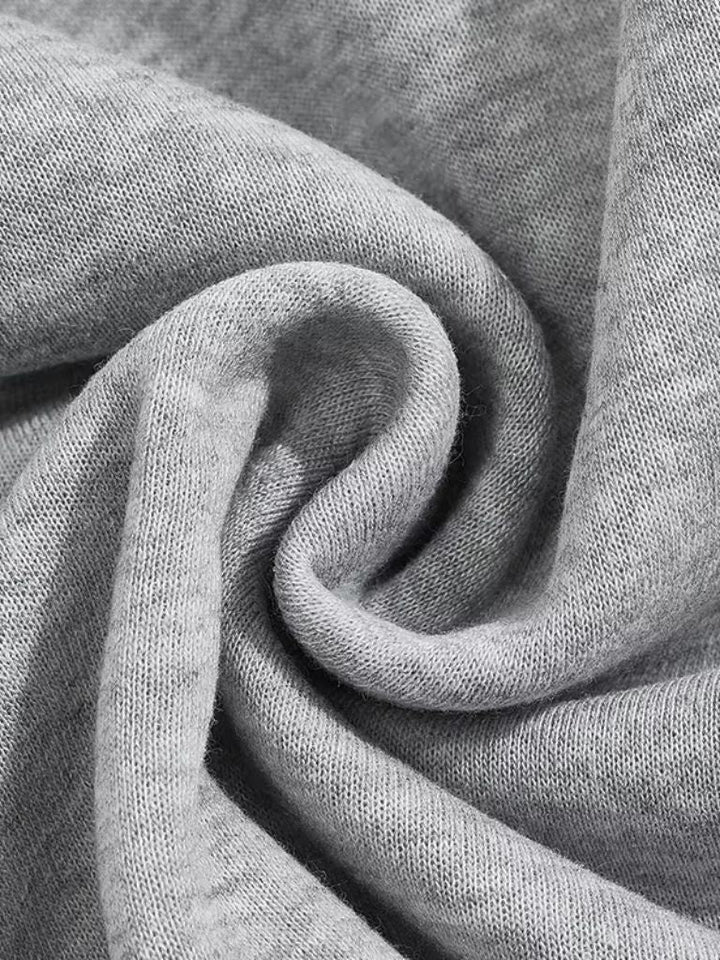 Klassieke half-zip pullover van zachte stof met hoge kraag voor heren