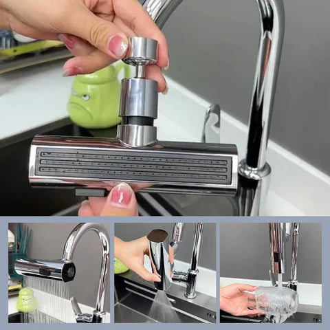 Waterval Kraan™ | Stijlvolle 3-in-1 Ergonomische kraan