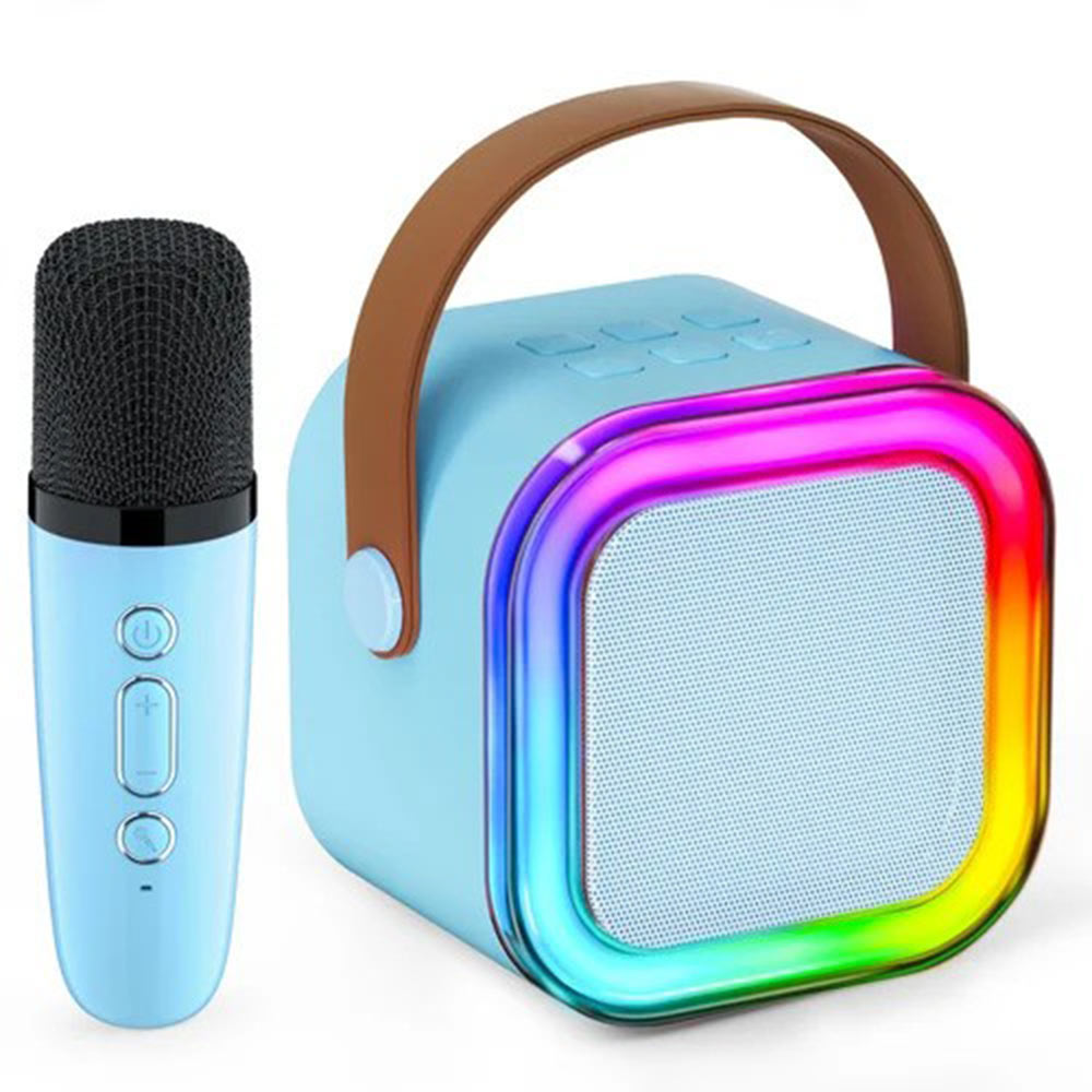 Mini-karaoke set met draadloze microfoons