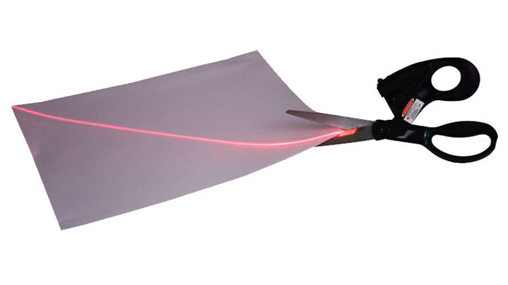 LaserSchaar | Schaar met laser voor recht en precies knippen