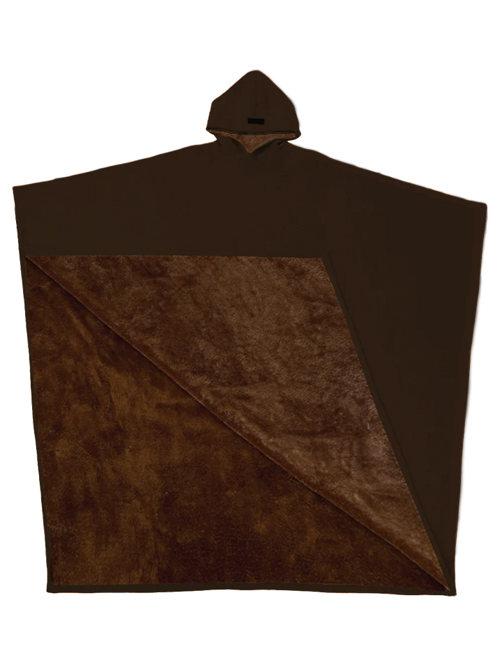 Hoodie deken | Fleece cape met capuchon voor dames en heren