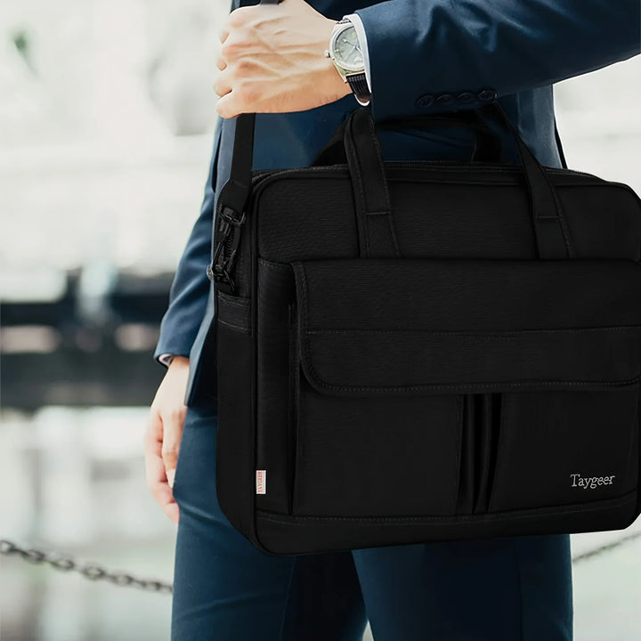 Laptop tas 15.6 inch | Business schoudertas met handvat en strap