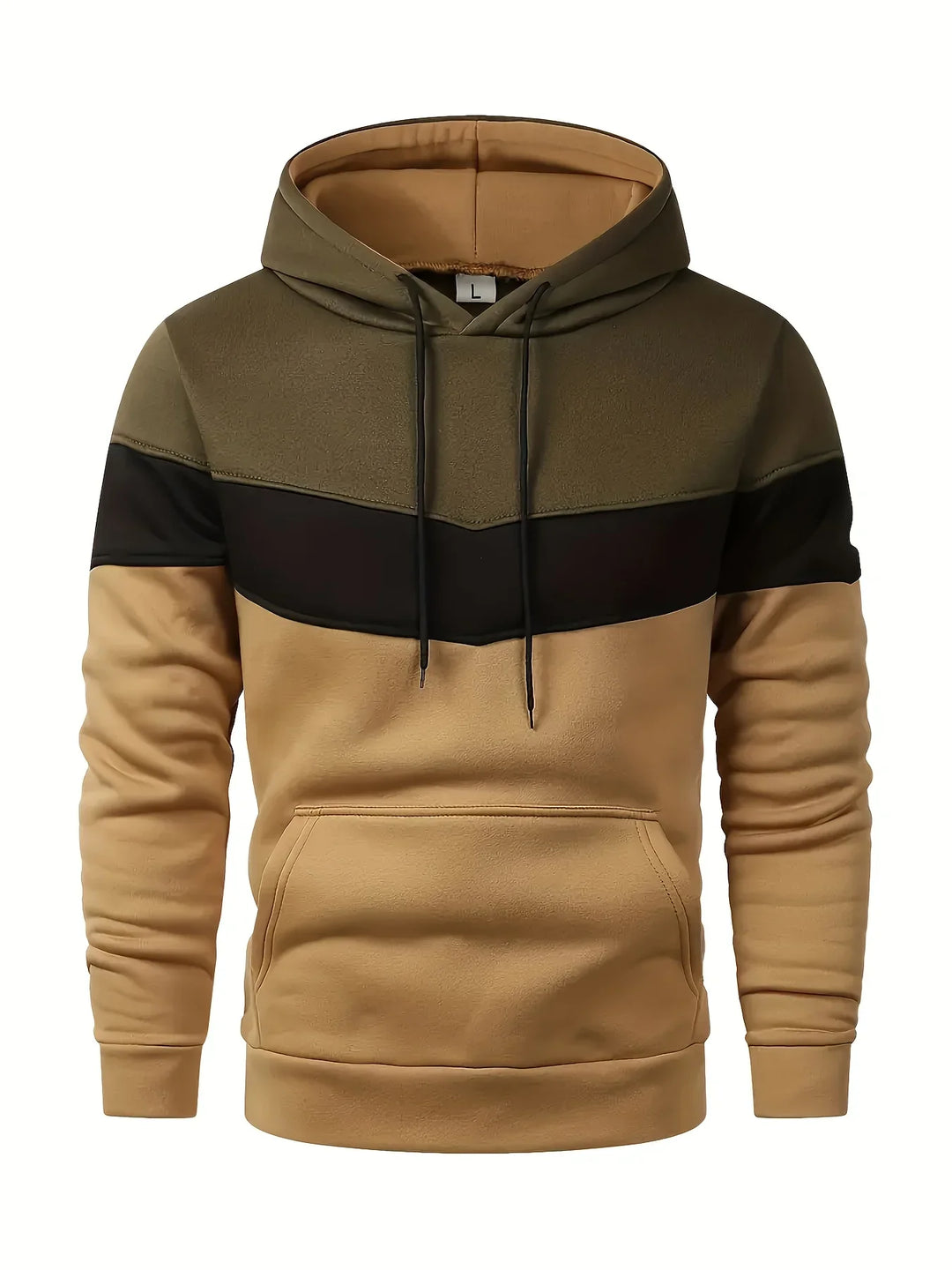 Heren hoodie | Comfortabele trui met capuchon en kangoeroezak