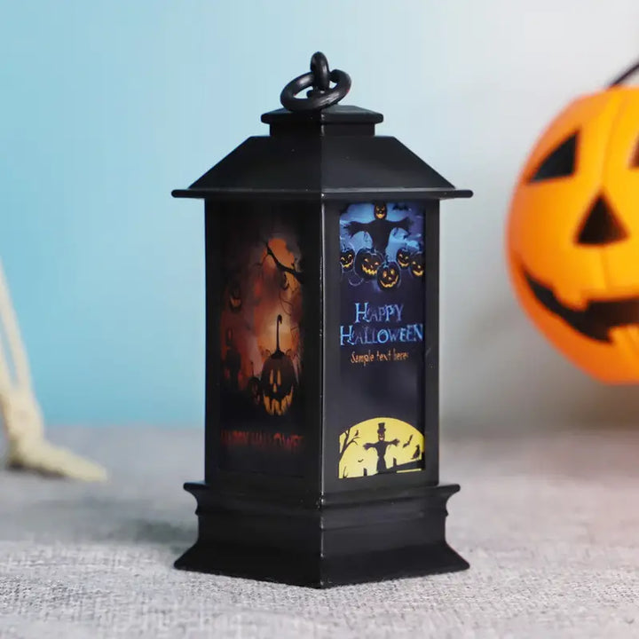 Spookachtige Halloween décor lantaarn