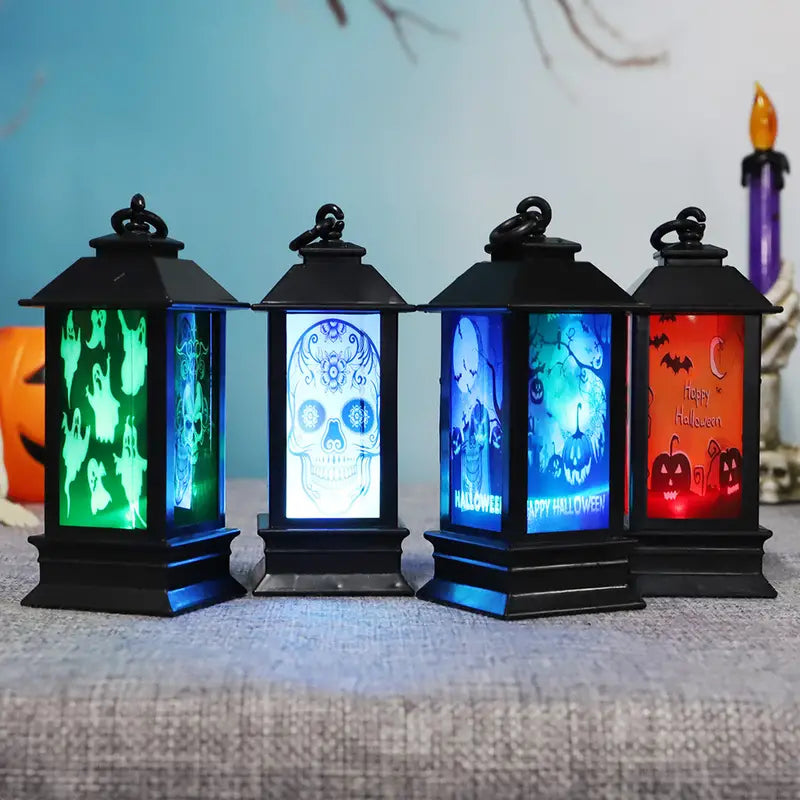 Spookachtige Halloween décor lantaarn