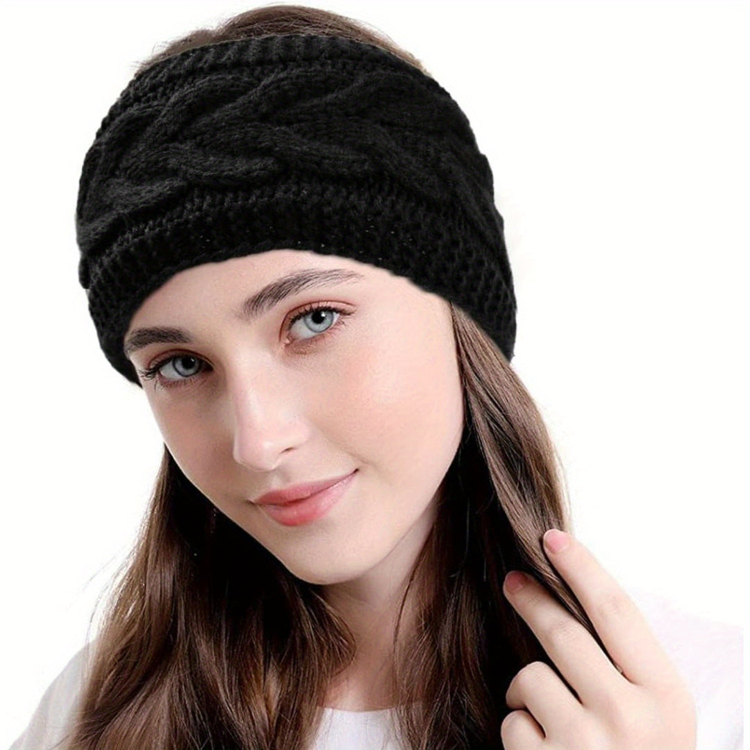 Winter hoofdband dames | Fleece oorwarmers 2-pack