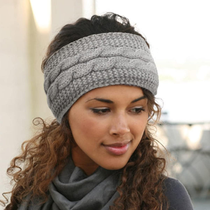 Winter hoofdband dames | Fleece oorwarmers 2-pack