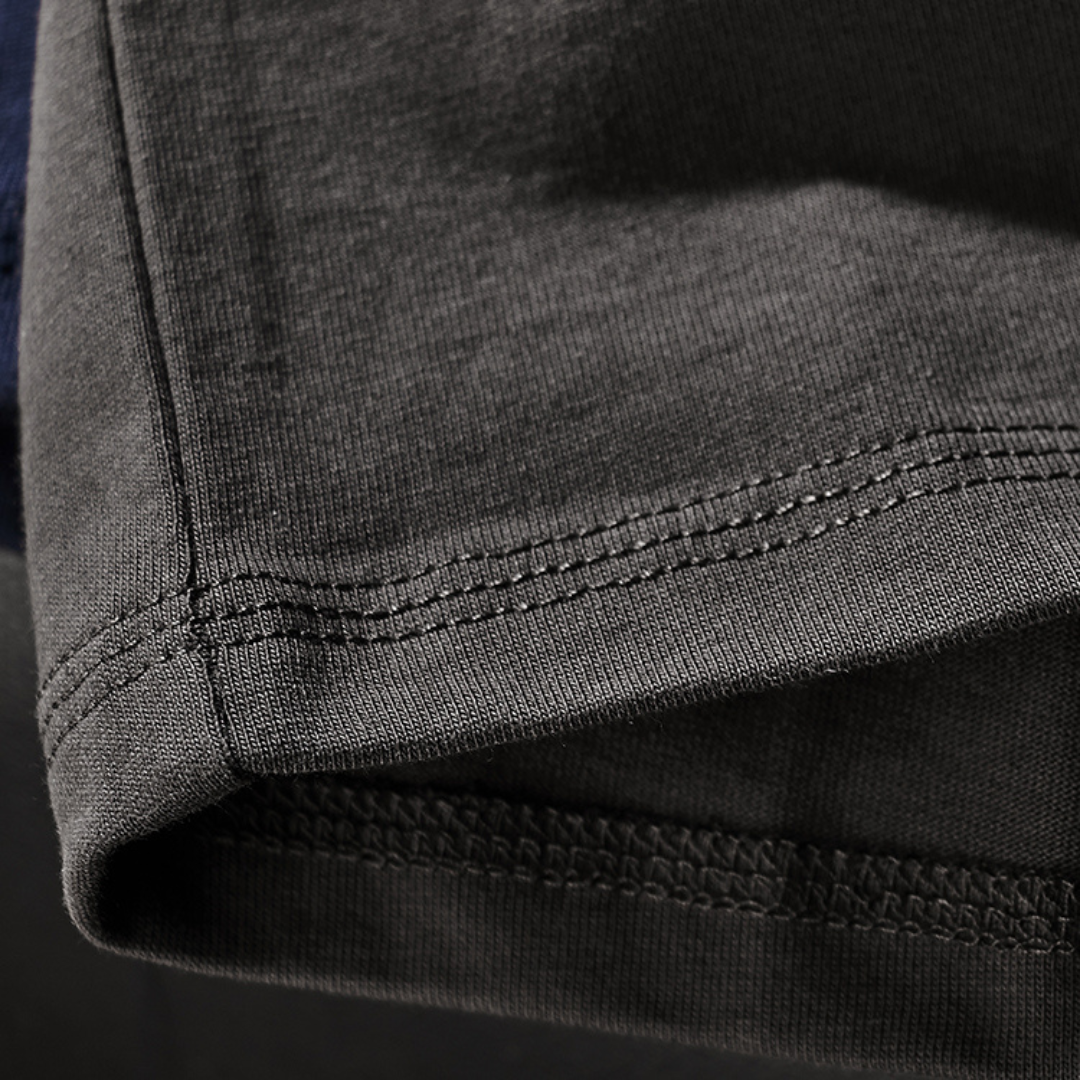 CottonTrail | Henley t‑shirt van katoen voor dagelijks gebruik