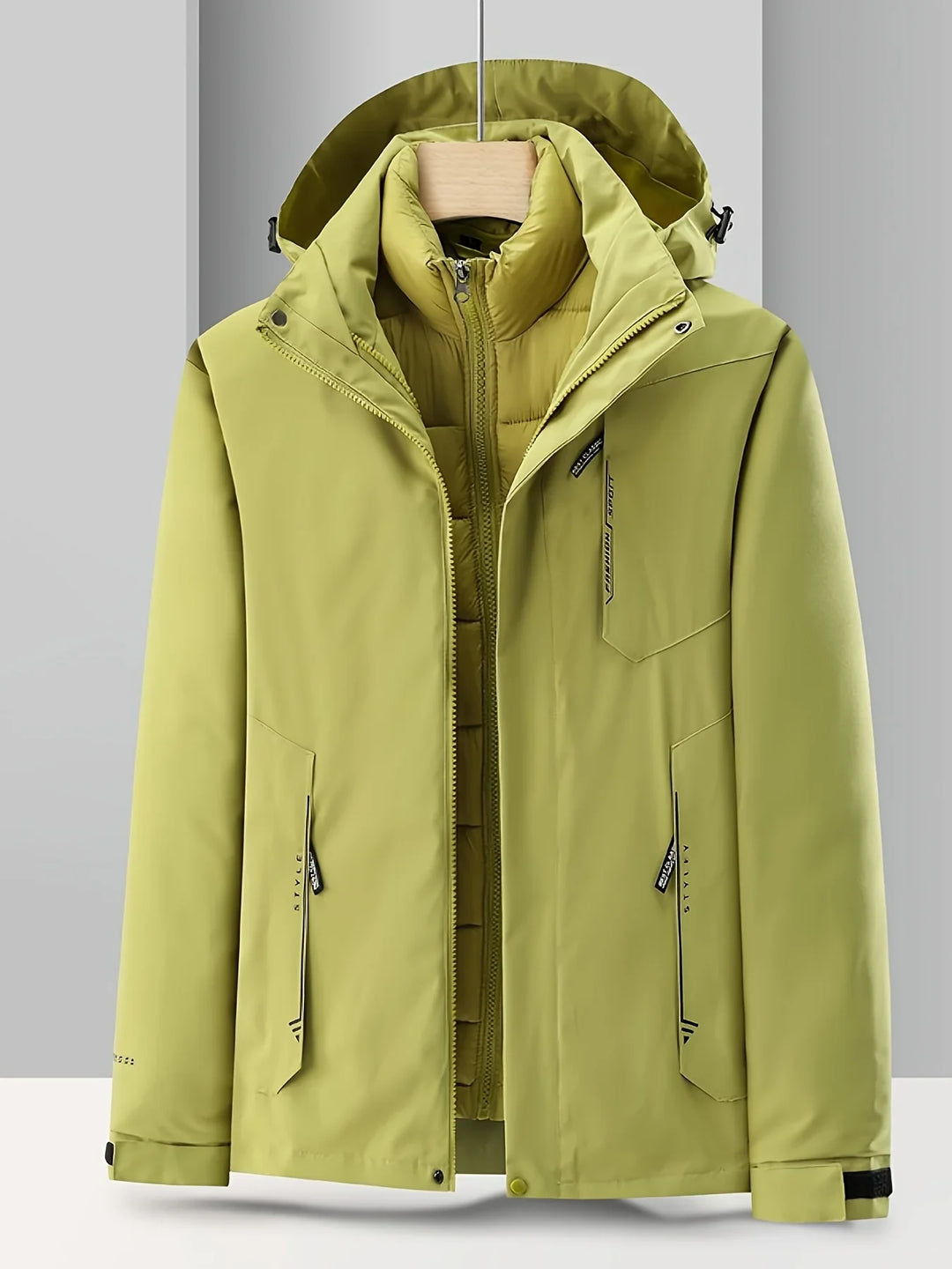 Dames winterjas | Outdoor jas met capuchon en uitneembare voering