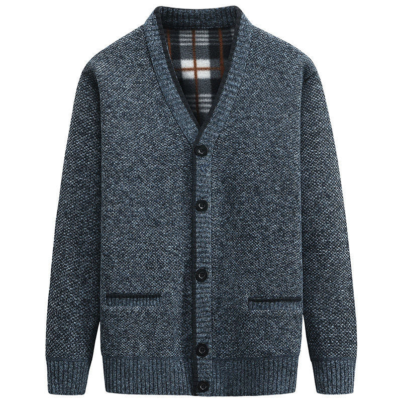 Mika | Herenvest met Knoopsluiting en V-Hals