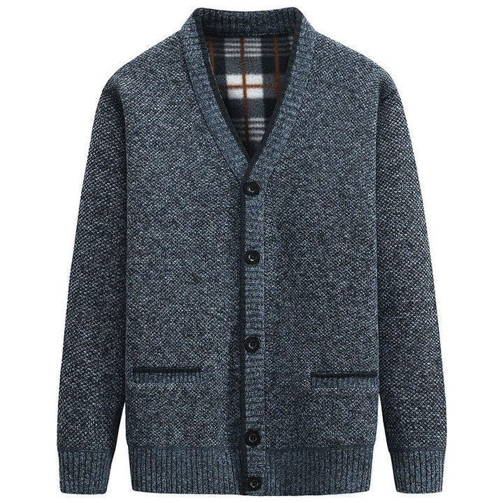 Mika | Herenvest met Knoopsluiting en V-Hals