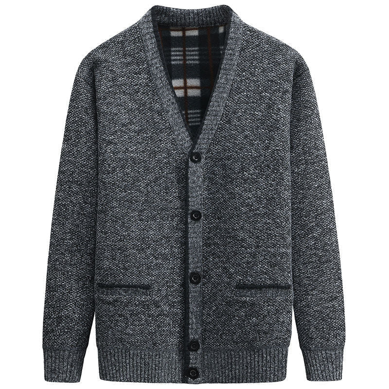 Mika | Herenvest met Knoopsluiting en V-Hals
