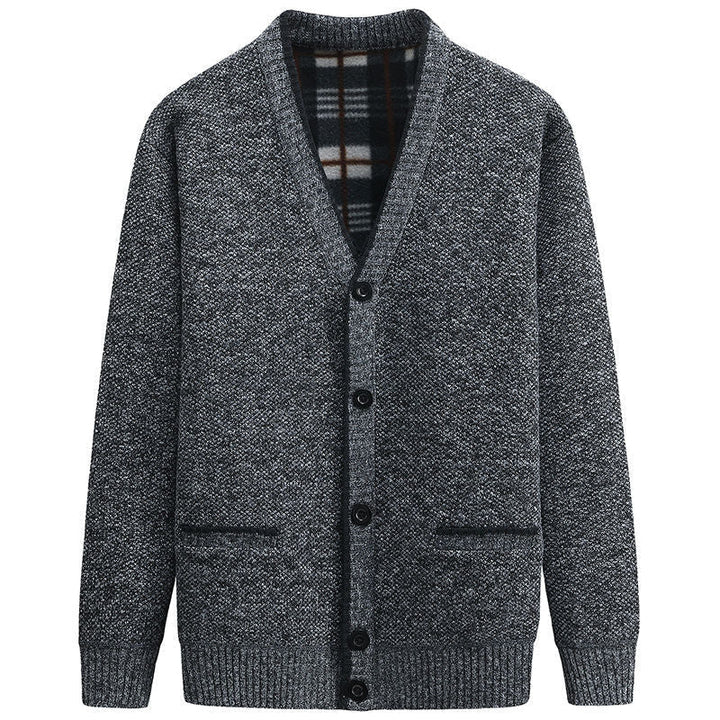 Mika | Herenvest met Knoopsluiting en V-Hals