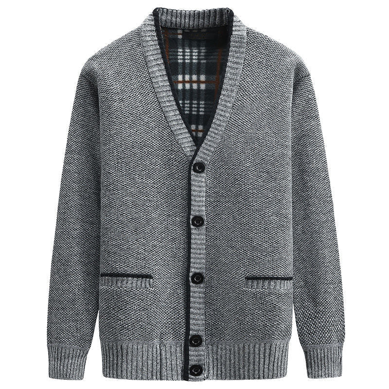 Mika | Herenvest met Knoopsluiting en V-Hals