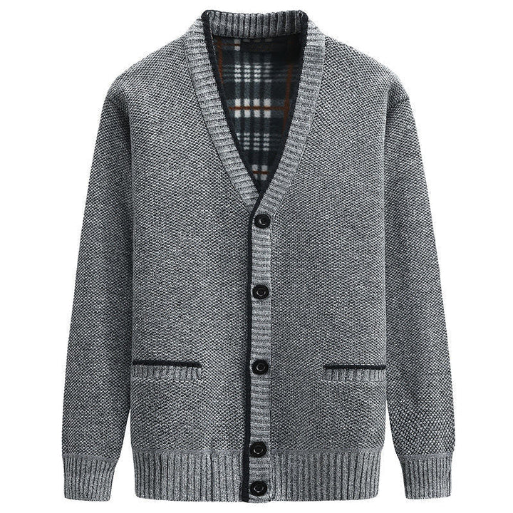 Mika | Herenvest met Knoopsluiting en V-Hals