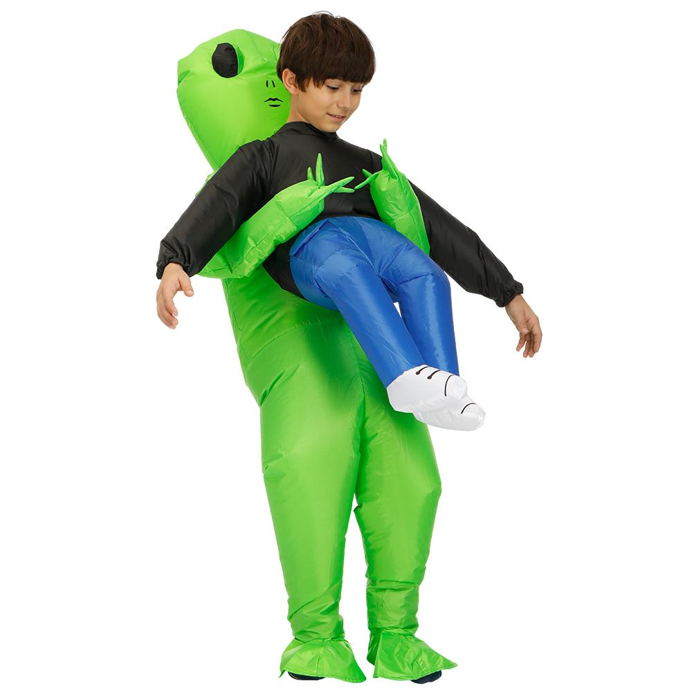 Galactic | Opblaasbaar halloween alienkostuum