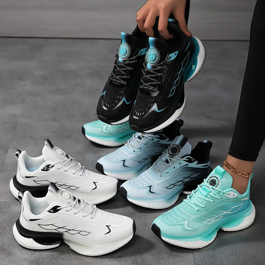 Dames hardloopschoenen | Lichtgewicht sneakers met schokdemping