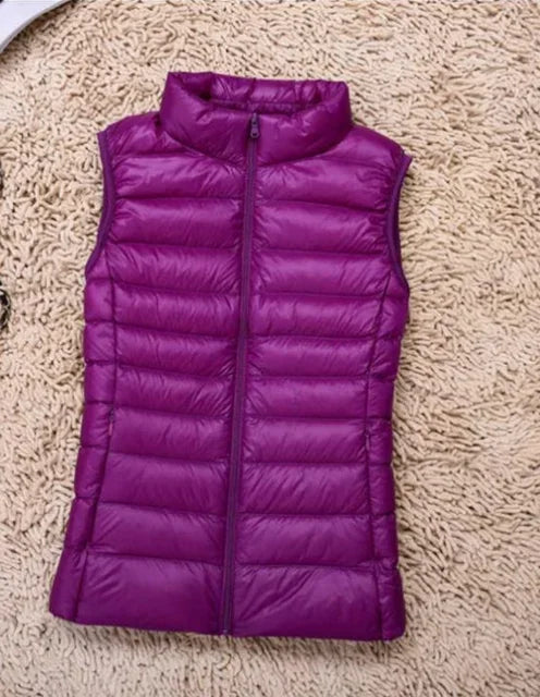 Dames bodywarmer | Zwarte puffer vest lichtgewicht