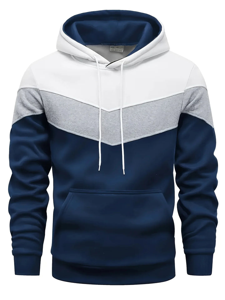 Heren hoodie | Comfortabele trui met capuchon en kangoeroezak