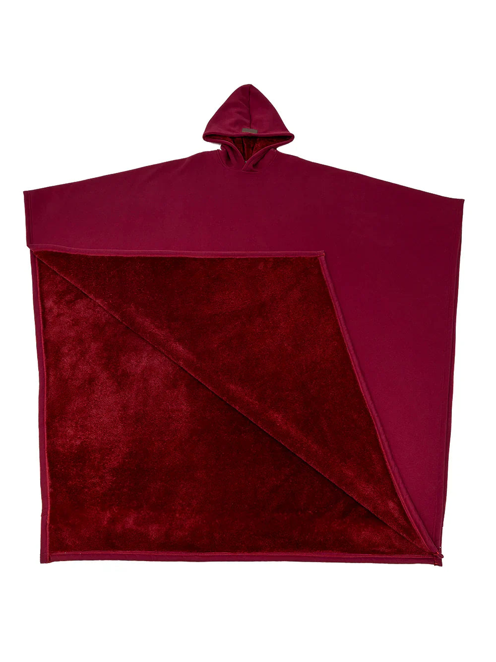 Hoodie deken | Fleece cape met capuchon voor dames en heren