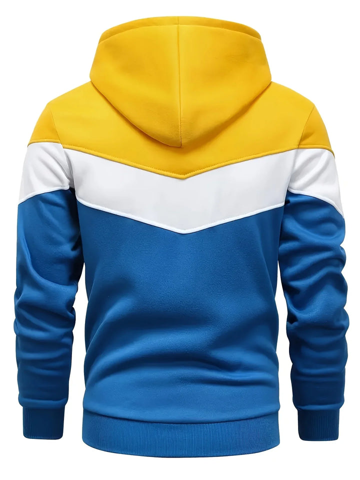 Heren hoodie | Comfortabele trui met capuchon en kangoeroezak
