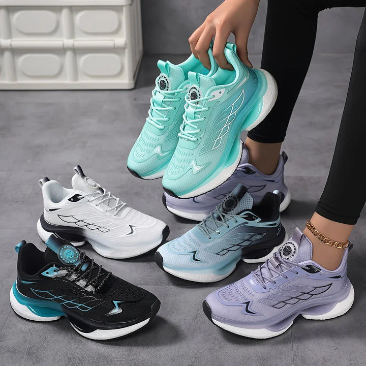 Dames hardloopschoenen | Lichtgewicht sneakers met schokdemping