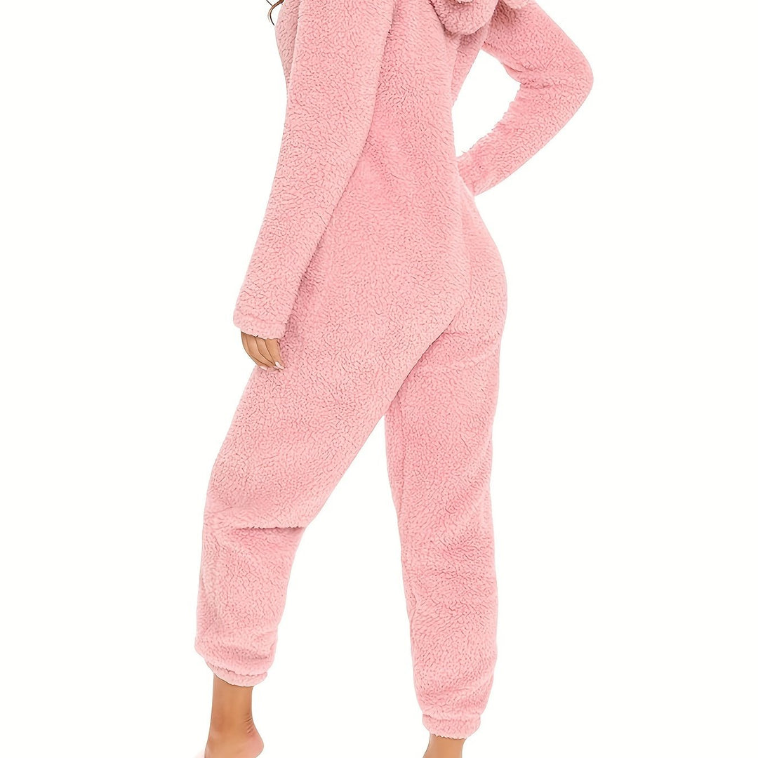 Dames Onesie | Warme Fleece Pyjama Jumpsuit