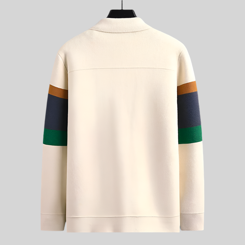 LuxeJacq | Zachte cardigan met jacquardmotief