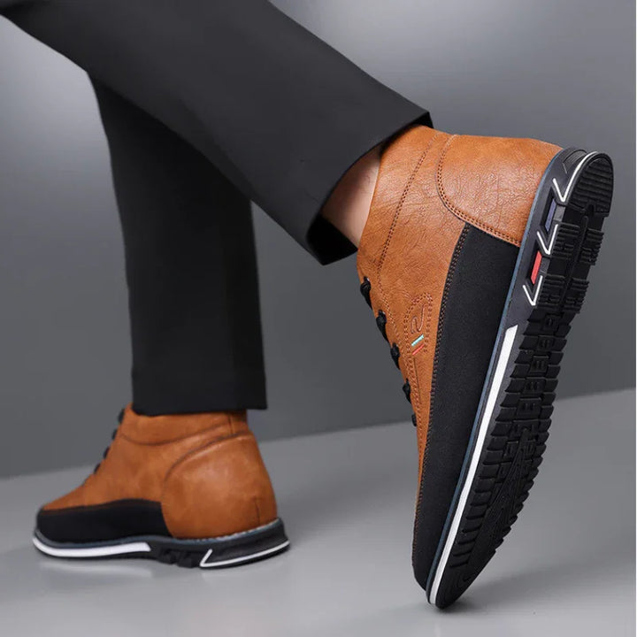 Heren sneakers | Oxford hi-top schoenen barefoot stijl