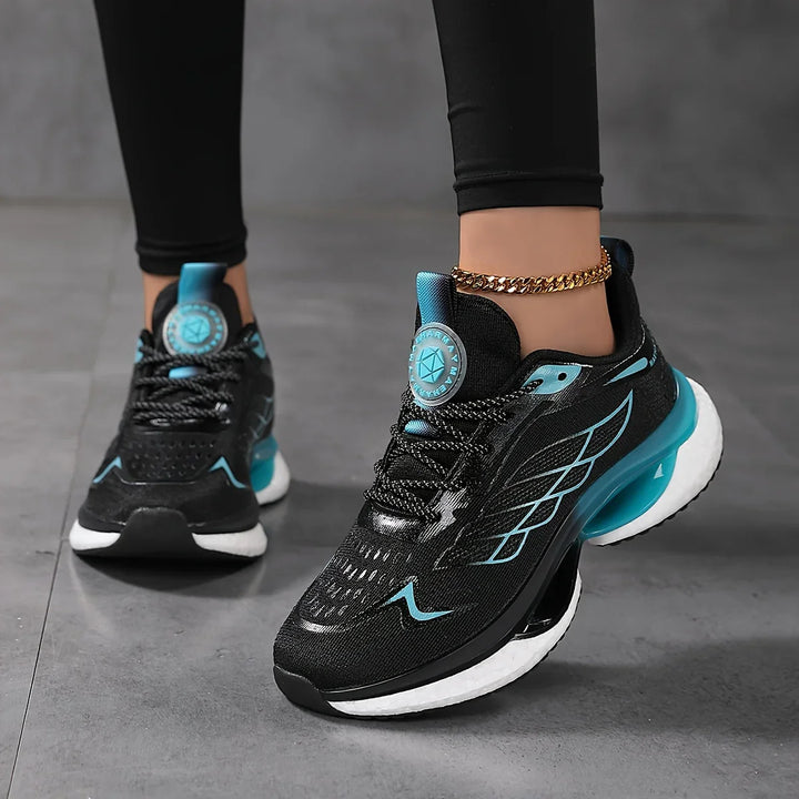 Dames hardloopschoenen | Lichtgewicht sneakers met schokdemping