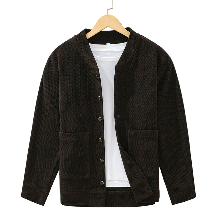 Wexford | Heren corduroy jas met knoopsluiting