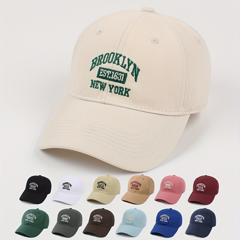 Brooklyn Cap | Verstelbare heren baseballpet katoen casual