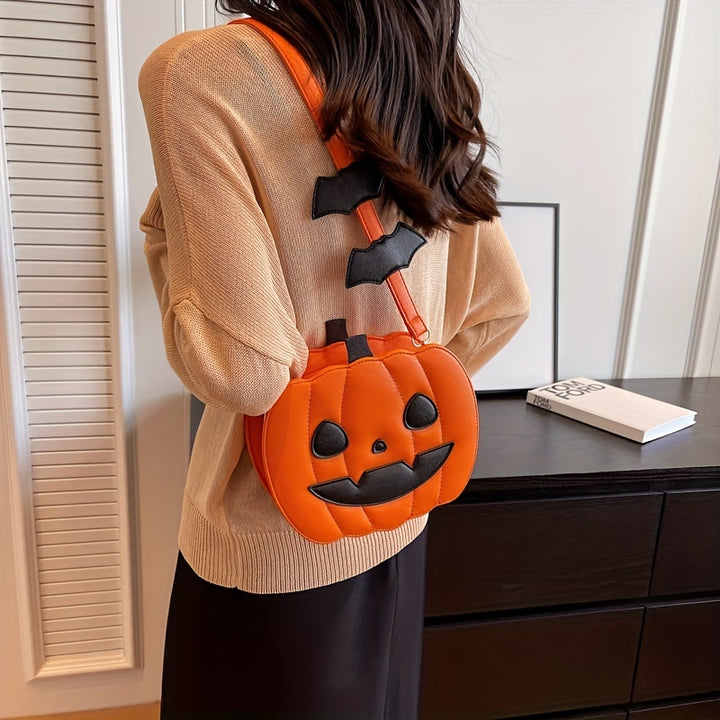 Halloween crossbody bag | Pompoen handtas dames